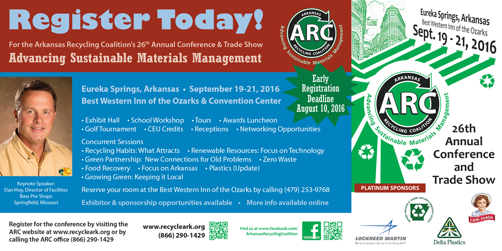 Arkansas Recycling Coalition » 2016 ARC Conference & Trade Show